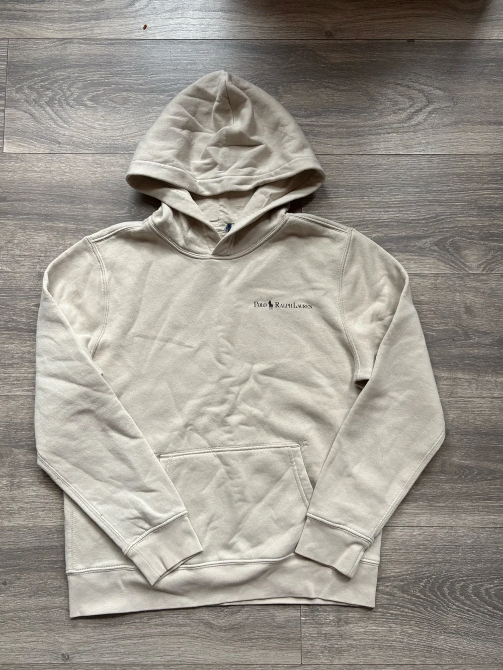 Polo by Ralph Lauren Cream Hoodie Sweatshirt